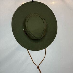 Brixton Green and Brown Outdoor Hat